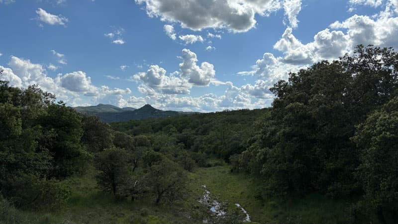 Rocher de Sampzon en Ardèche