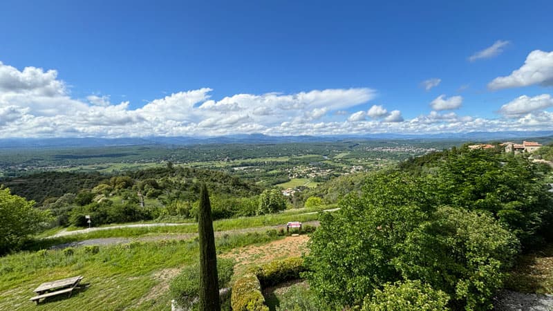 Rocher de Sampzon en Ardèche